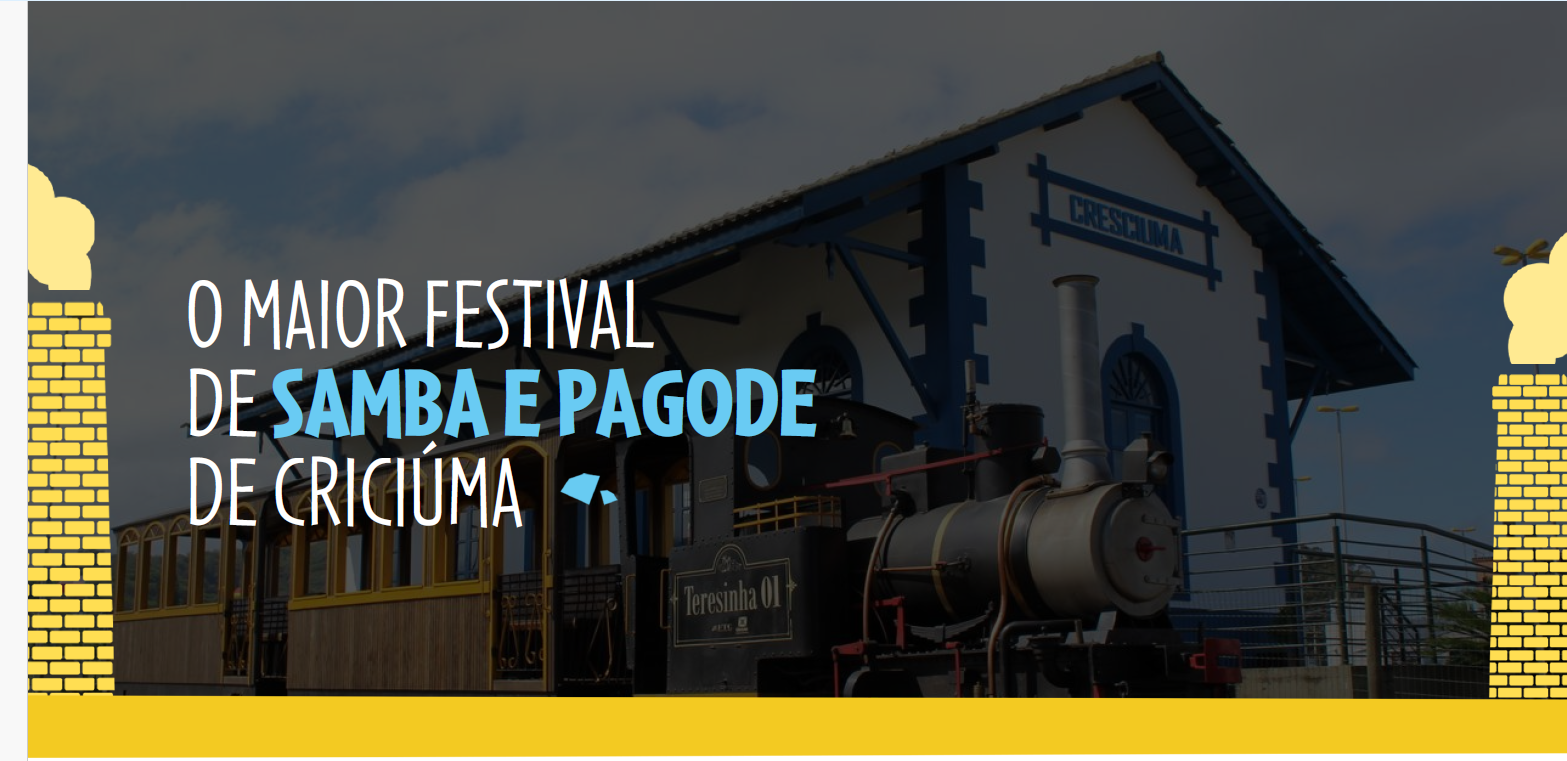 Estação ferroviária de Criciúma — cidade que recebe o festival